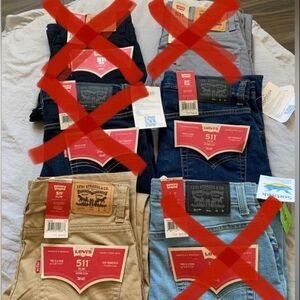NWT 2/25$ Levis Slim Fit Jeans bundle